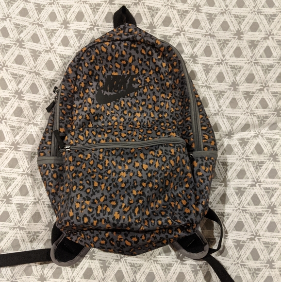 leopard print nike backpack